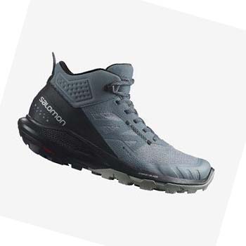 Tenis Senderismo Salomon WoOUTPULSE MID GORE-TEX Mujer Plateados | MX 2787AHK